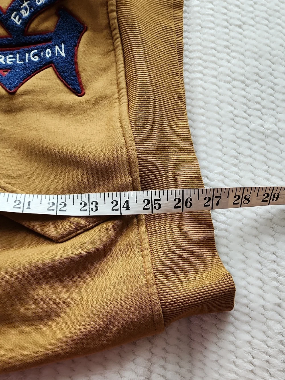 True Religion Brown Multi-patch Hoodie